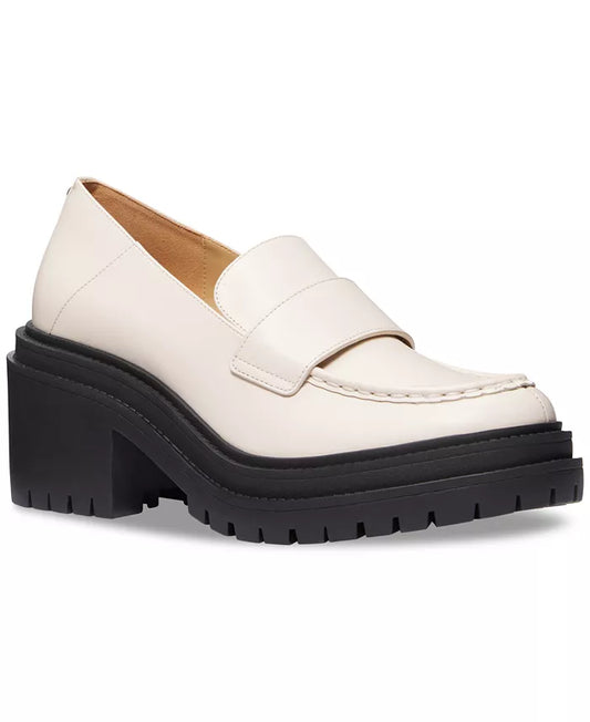 Michael Kors Womens Rocco Slip-On Loafer P Light Cream 10M