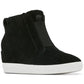 Sorel Womens Out N About Pull-On Hi Black, Sea Salt 11M