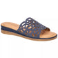 Bella Vita Womens Italy Cas-I Navy Kidsuede Italian Leather 8M