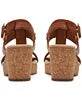 Clarks Giselle Style Wedge Heel Platform Tan 6M