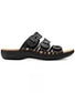 Clarks Womens Laurieann Ayla Slip-On Black 9.5W