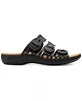 Clarks Womens Laurieann Ayla Slip-On Black 9.5W