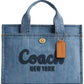 COACH Denim Cargo Medium Tote