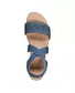 Easy Spirit Womens Lorena Wov BlueGold 9M