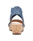 Easy Spirit Womens Lorena Wov BlueGold 9M