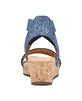 Easy Spirit Womens Lorena Wov BlueGold 9M