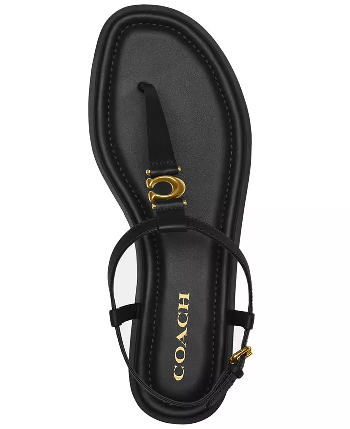 COACH Womens Jessica Sculpted C A Black Leather 7M