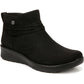LifeStride Guest Washable Booties Black Fabric 9M