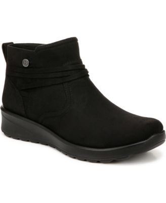 LifeStride Guest Washable Booties Black Fabric 9M
