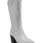 Betsey Johnson Womens Randy R Silver 7.5M