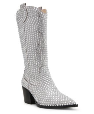 Betsey Johnson Womens Randy R Silver 7.5M