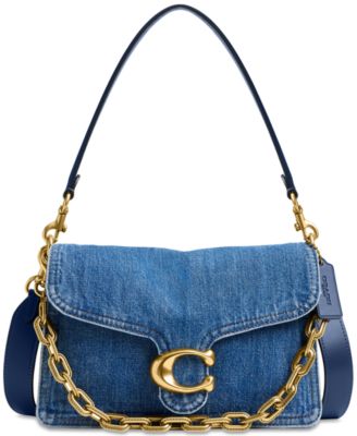 COACH Chain Tabby Small Denim