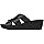 Naturalizer Rowena Slide Sandals Black Leather 7.5W