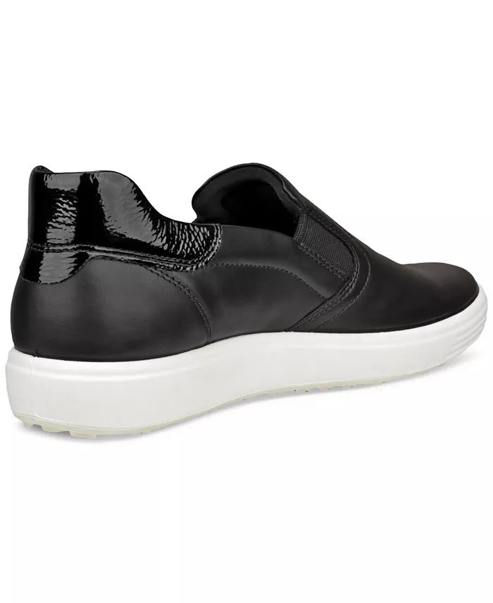 Ecco Womens Soft 7 LX Slip-On Black 6M
