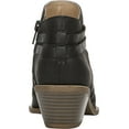 LifeStride Prairie Booties Black Faux Leather 7W