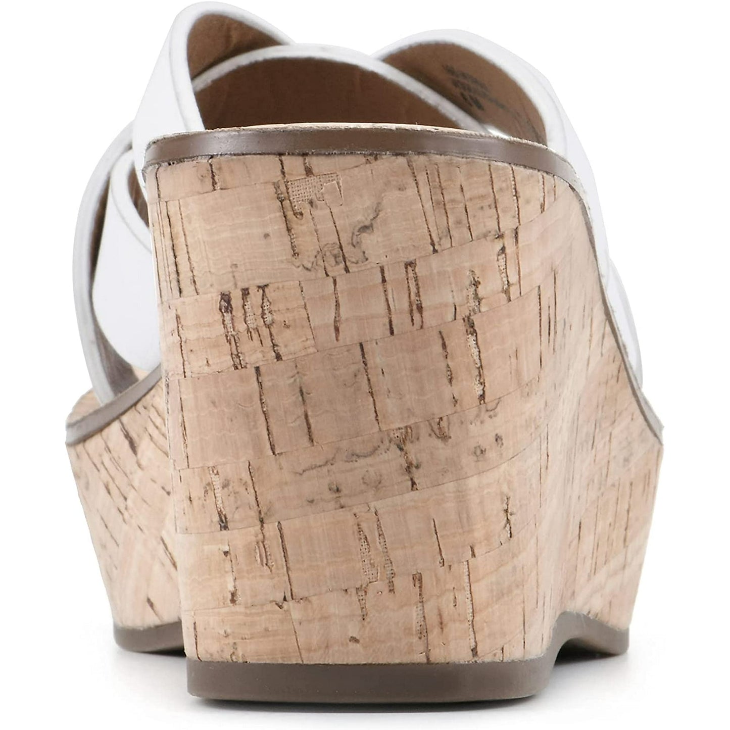 White Mountain Samwell Wedge Sandals White 9M
