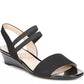 LifeStride Yolo Ankle Strap Sandals Black 7W