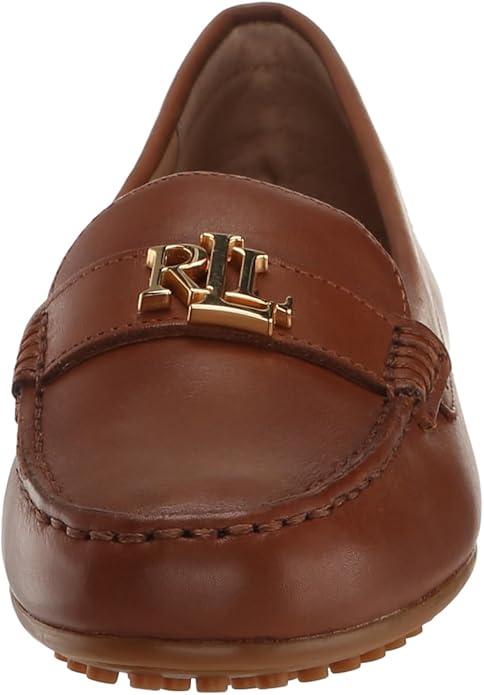 Lauren Ralph Lauren Womens Barnsbury Slip-On Driv Dark Mahogany 10M