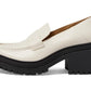 Michael Kors Womens Rocco Slip-On Loafer P Light Cream 10M