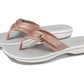 Clarks Womens Cloudsteppers B Rose Gold-Tone 10M