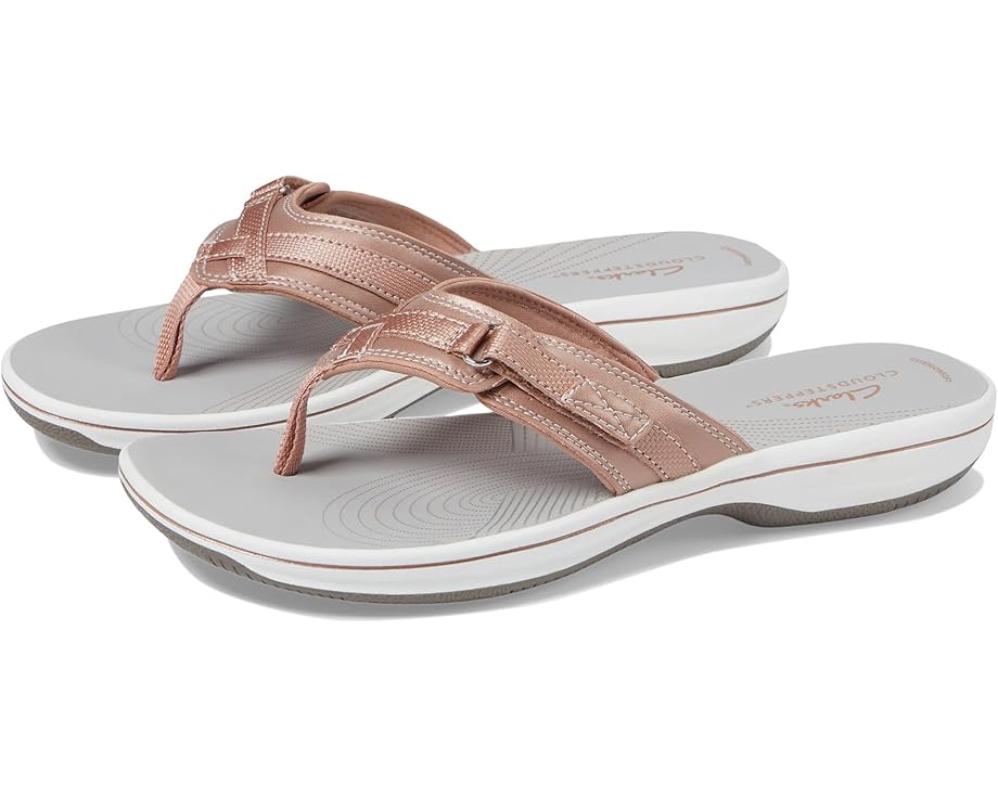 Clarks Womens Cloudsteppers B Rose Gold-Tone 10M