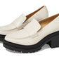 Michael Kors Womens Rocco Slip-On Loafer P Light Cream 10M