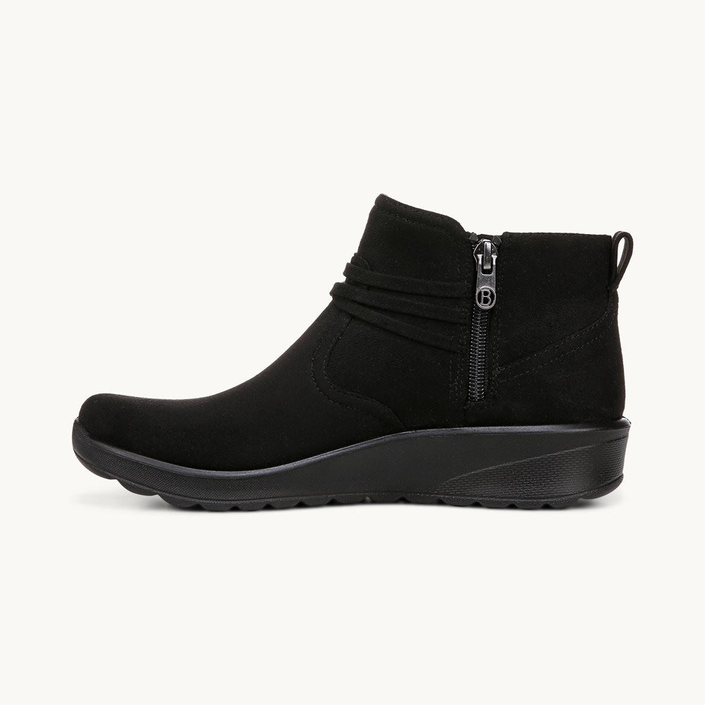 LifeStride Guest Washable Booties Black Fabric 9M