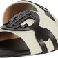 Lauren Ralph Lauren Alegra Slide Sandals Natural, Black 11M