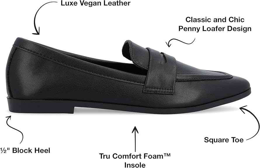 Journee Collection Womens Myeesha Black 8M