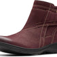 Clarks Womens Collection Carleigh Wine Nubuck 8N