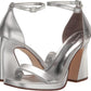 Circus NY by Sam Edelman Holmes Two-Piece Platform Dres Soft Silver Metallic 10M