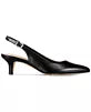 Bella Vita Scarlett Slingback Pumps Black Leather 8W