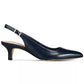 Bella Vita Scarlett Slingback Pumps Navy Leather 6M