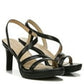 Naturalizer Brenta Strappy Dress Sandals Black Faux Leather 5.5M