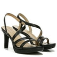 Naturalizer Brenta Strappy Dress Sandals Black Faux Leather 5.5M