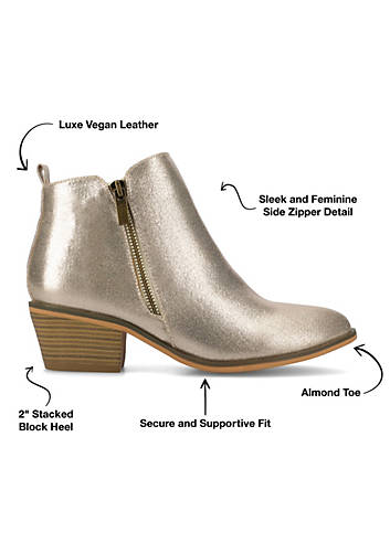 Journee Collection Womens Rebel Gold 8M