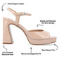 Journee Collection Womens Ziarre Nude 11M