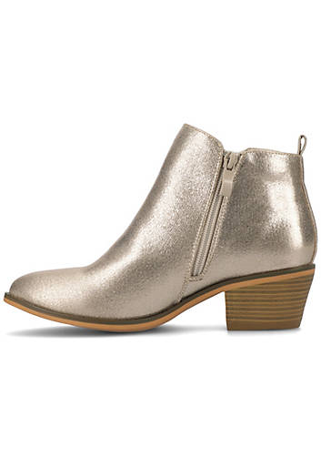 Journee Collection Womens Rebel Gold 8M
