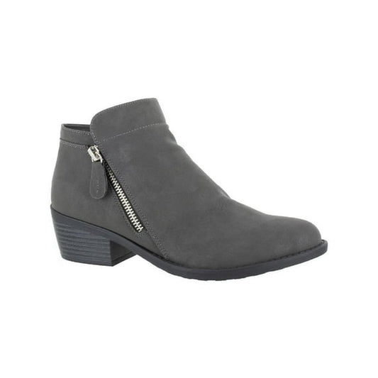 Easy Street Gusto Comfort Booties Gray 7.5M