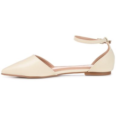 Journee Collection Womens Reba Bone 6.5M