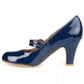 Journee Collection Womens Wendy Navy 8M