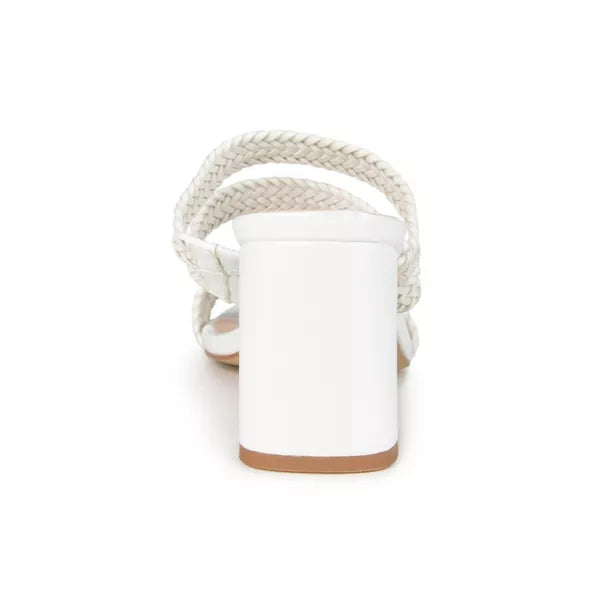 Journee Collection Womens Natia White 7.5W