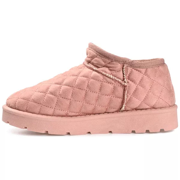 Journee Collection - Tazara Slip On Shoe Style Round Toe Slippers Pink 8M
