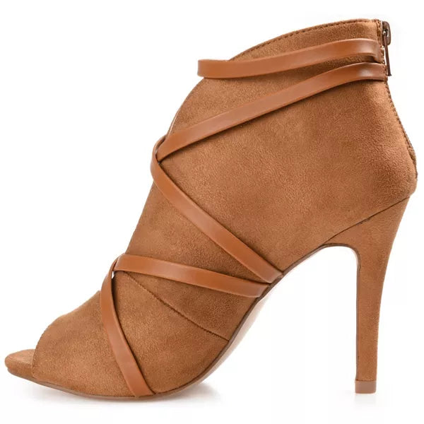 Journee Collection Women's Samantha Cognac 7.5M