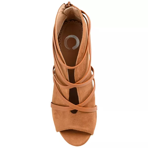 Journee Collection Women's Samantha Cognac 7.5M