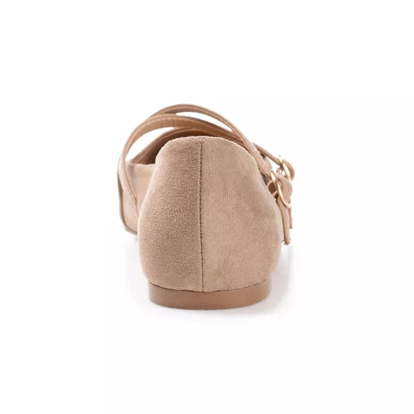 Journee Collection Womens Pat Taupe 8W