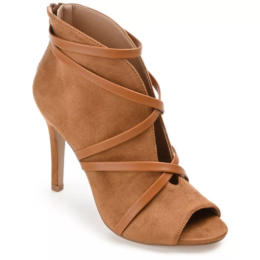 Journee Collection Women's Samantha Cognac 7.5M