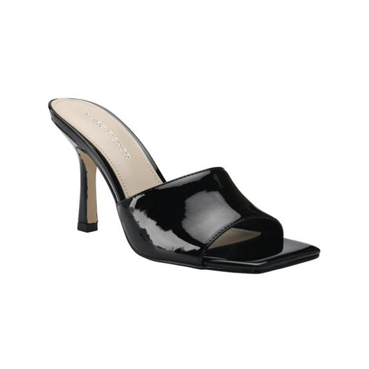 Marc Fisher Womens Danria - Black Faux Patent Leather 5.5M