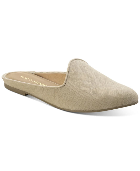 Sun Stone Ninna Mules Ivory Snake 9.5M