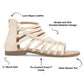 Journee Collection Womens Petrra Beige 8M